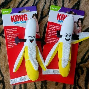 Kong Cat Better Buzz Banana w/ Catnip Each New!